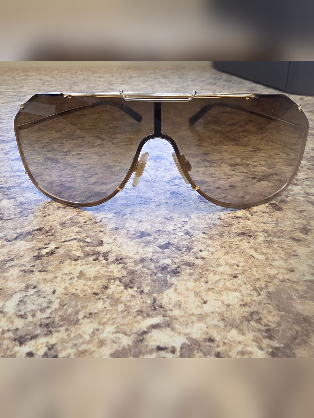 Dolce & Gabbana Stunna Shades. Light Golden Brown.  Turns Heads. Like New Shape.